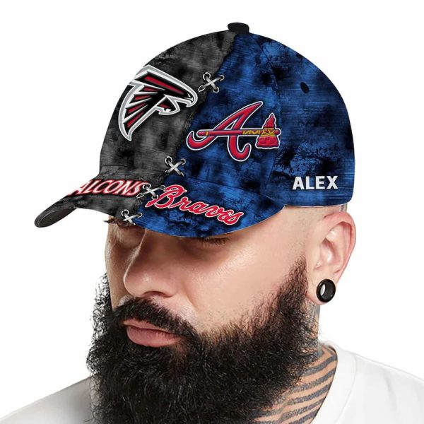 Falcons x Braves Personalized Cap 2