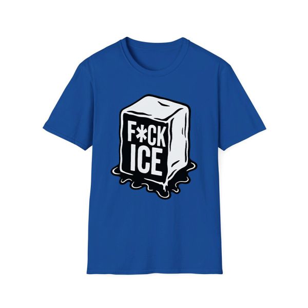 Fck ICE Print Round Neck Shirt
