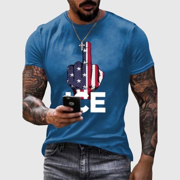 Fck ICE Protest Print T Shirt 2