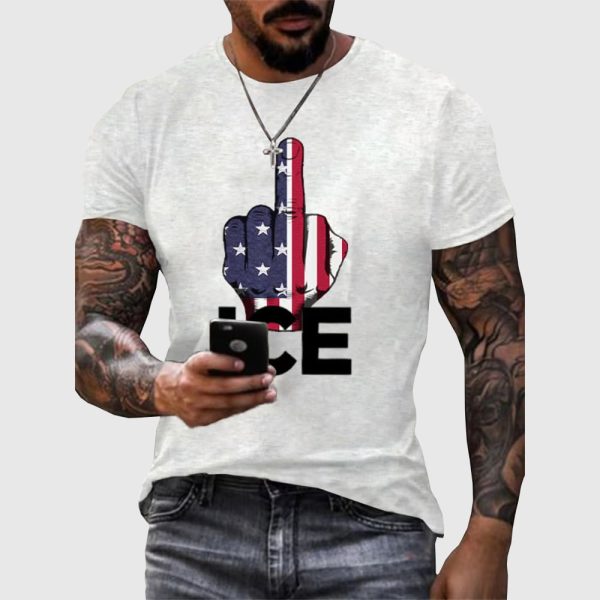 Fck ICE Protest Print T Shirt 3