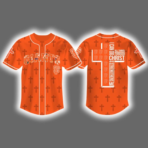 Giants I Can Do All Things Through Christ Jersey