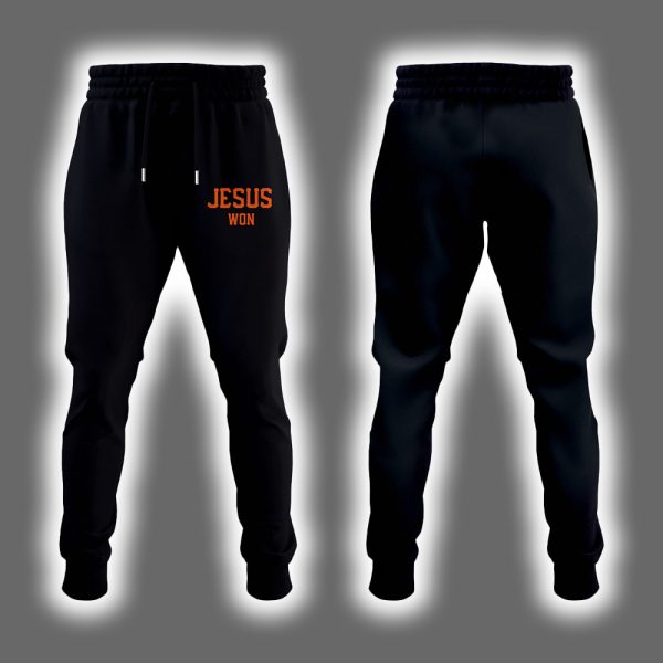 Giants Jesus Won Hoodie Joggers Cap 2