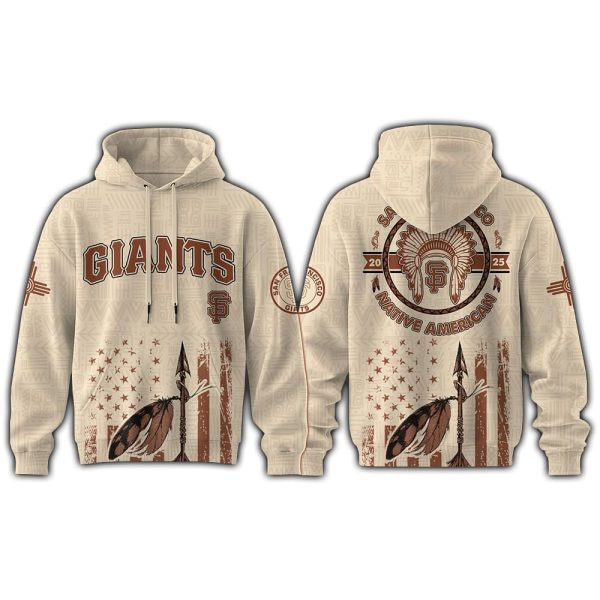 Giants x Native American Heritage Month 2025 Hoodie Joggers Cap
