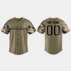 Green Jackets Military Appreciation Night 2025 Baseball Jersey
