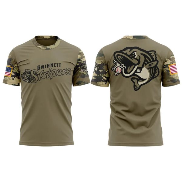 Gwinnett Stripers Military Appreciation Night 2025 Shirt