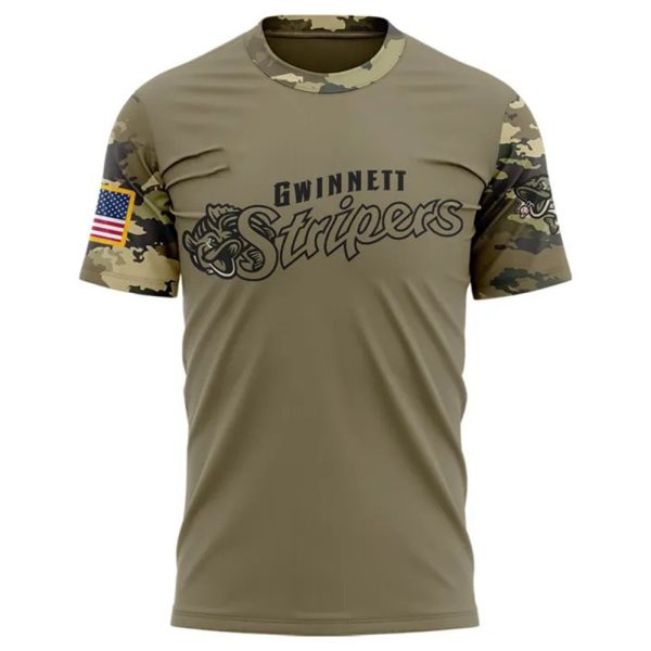 Gwinnett Stripers Military Appreciation Night 2025 Shirt 2
