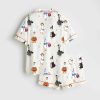 Halloween Goose Short Sleeve Satin Pajama Set 2