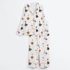 Halloween Goose Short Sleeve Satin Pajama Set 3