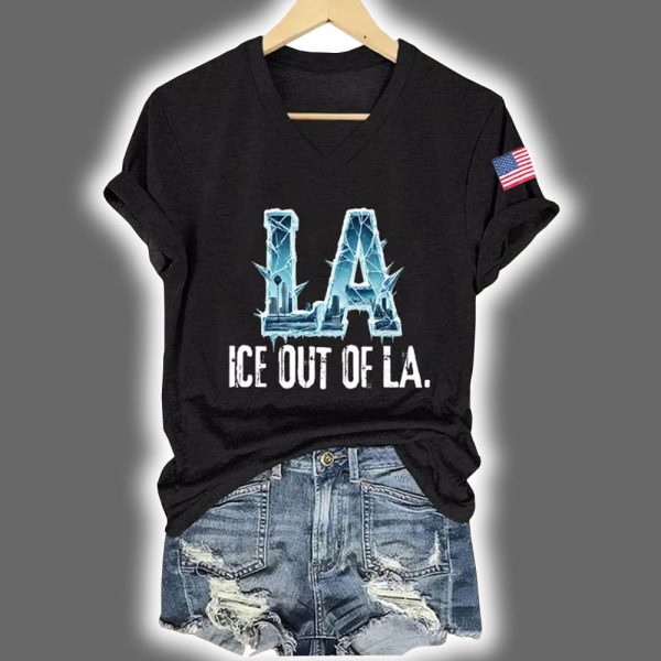 Ice Out Of LA FDT Printed Casual T Shirt 2