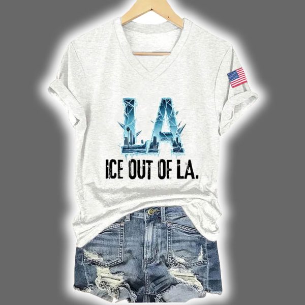 Ice Out Of LA FDT Printed Casual T Shirt 3