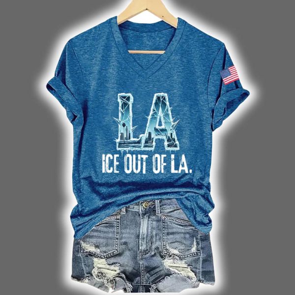 Ice Out Of LA FDT Printed Casual T Shirt 4