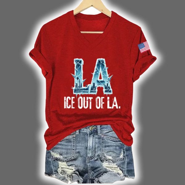 Ice Out Of LA FDT Printed Casual T Shirt 5