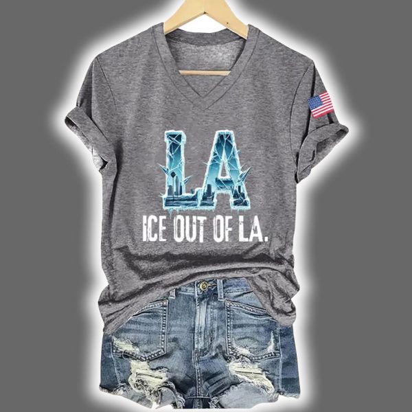 Ice Out Of LA FDT Printed Casual T Shirt 6