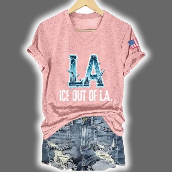 Ice Out Of LA FDT Printed Casual T Shirt 7