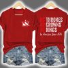 Independence Day FDT NO THRONES NO CROWNS NO KINGS Printed V Neck T Shirt 3