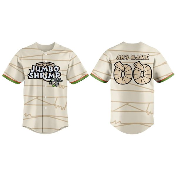 Jacksonville Jumbo Shrimp 2025 Mummy Jersey