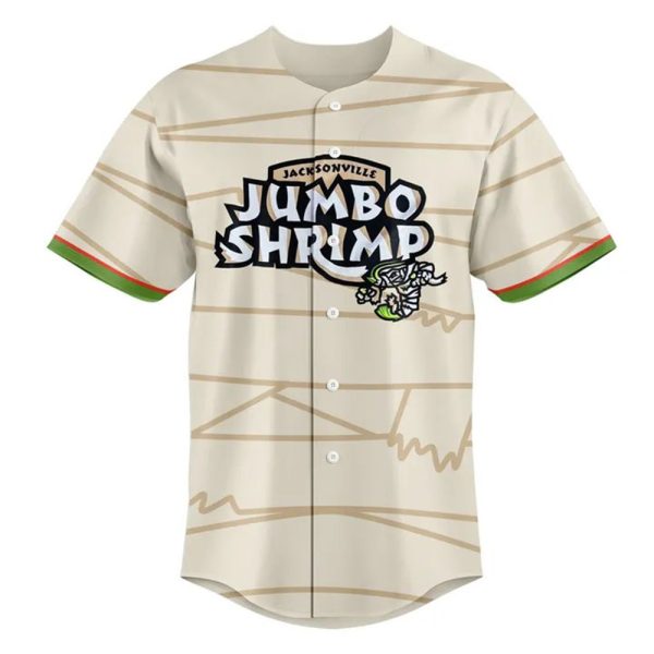 Jacksonville Jumbo Shrimp 2025 Mummy Jersey 2