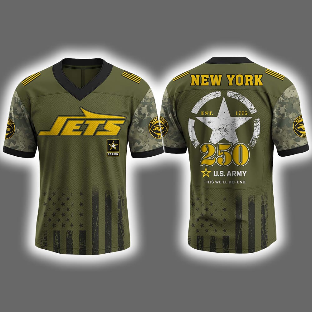 Jets US ARMY 250th Birthday Celebration 2025 Jersey Jets US ARMY 250th Birthday Celebration 2025 Jersey
