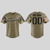 Jumbo Shrimp Military Appreciation Night 2025 Baseball Jersey
