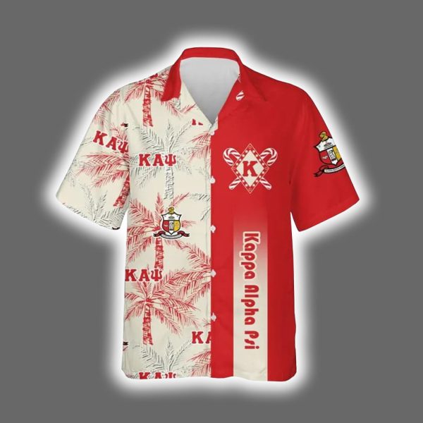 Kappa Alpha Psi Palm Tree Hawaiian Shirt 2