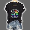 LGBT FDT We The People Means Everybody Printed V Neck T Shirt 2