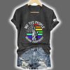 LGBT FDT We The People Means Everybody Printed V Neck T Shirt 5