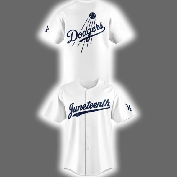 Lil Wayne Dodgers Juneteenth Baseball Jersey 2