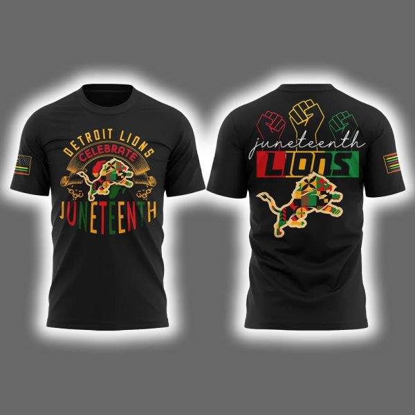 Lions Celebrate Juneteenth 2025 Shirt