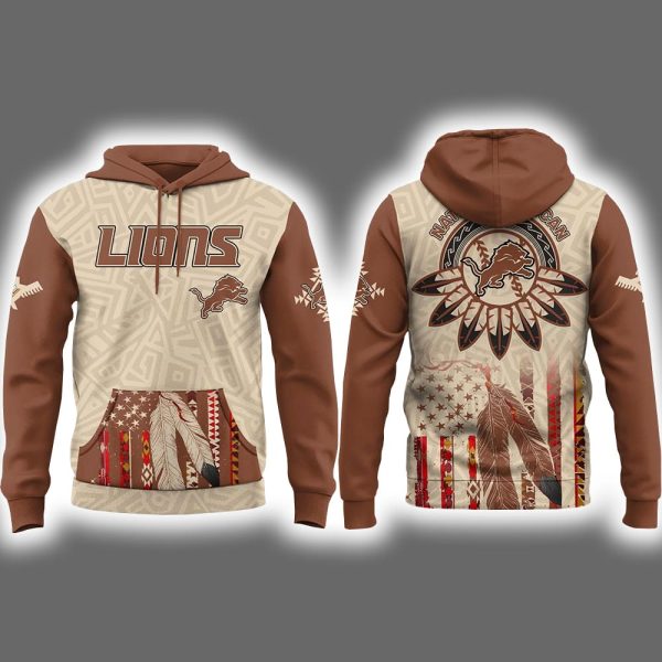 Lions x Native American Heritage 2025 Hoodie Joggers Cap