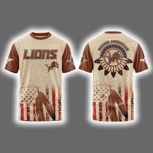 Lions x Native American Heritage 2025 Shirt