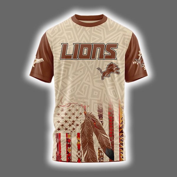 Lions x Native American Heritage 2025 Shirt 2