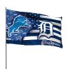 Lions x Tigers Personalized Flag