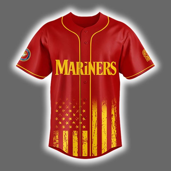 Mariners 250th Marine Corps Birthday Jersey 2025 2