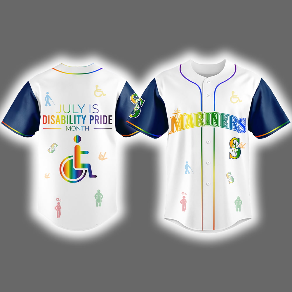 Mariners July Is Disability Pride Month 2025 Jersey Mariners July Is Disability Pride Month 2025 Jersey