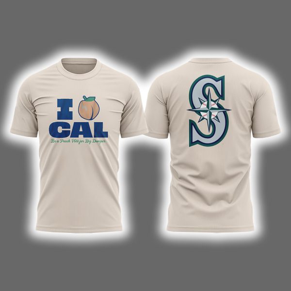 Mariners Peach I Love Cal Shirt