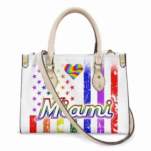 Marlins Happy Pride Month Leather Handbag 2025 2
