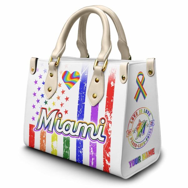 Marlins Happy Pride Month Leather Handbag 2025 4