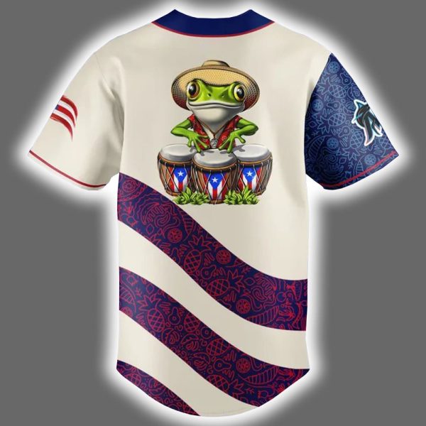 Marlins Puerto Rican Heritage Baseball Jersey 2025 3