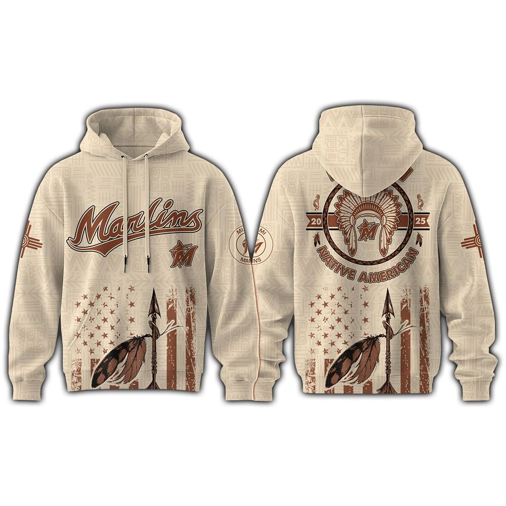 Marlins x Native American Heritage Month 2025 Hoodie Joggers Cap Marlins x Native American Heritage Month 2025 Hoodie Joggers Cap