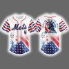 Mets 2025 4th Of July Independence Day United States Of America Jersey