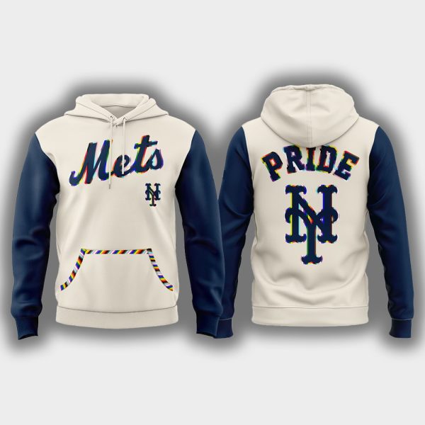Mets 2025 Happy Pride Night Hoodie Joggers Cap