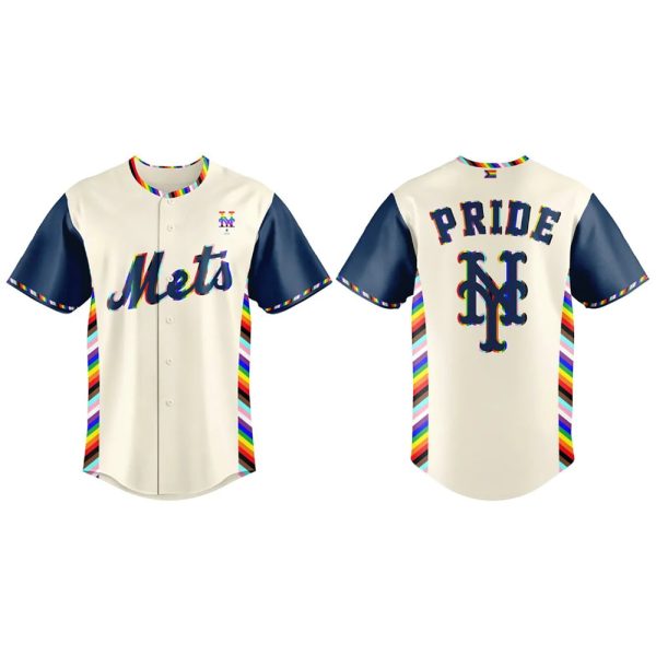 Mets 2025 Happy Pride Night Jersey