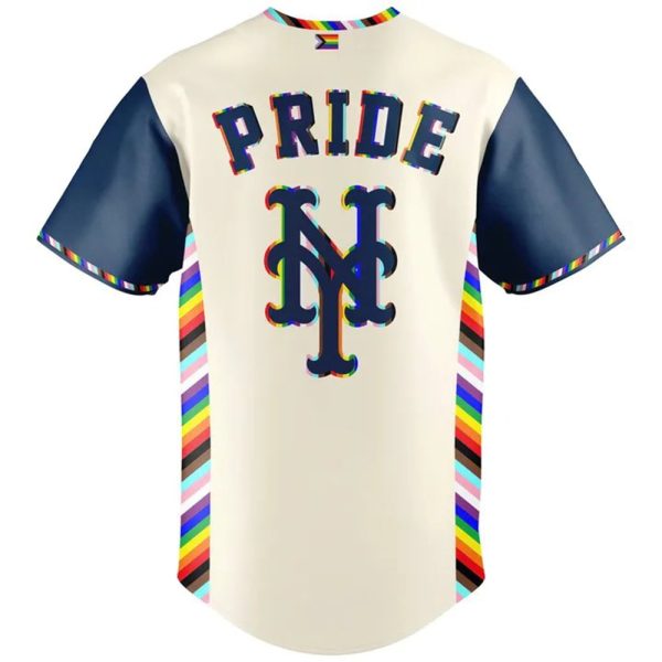Mets 2025 Happy Pride Night Jersey 3
