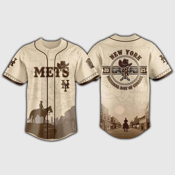 Mets 2025 National Day Of Cowboy Jersey