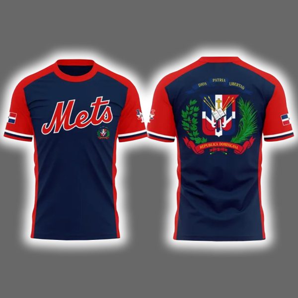Mets Dominican Republic Theme Shirt 2025