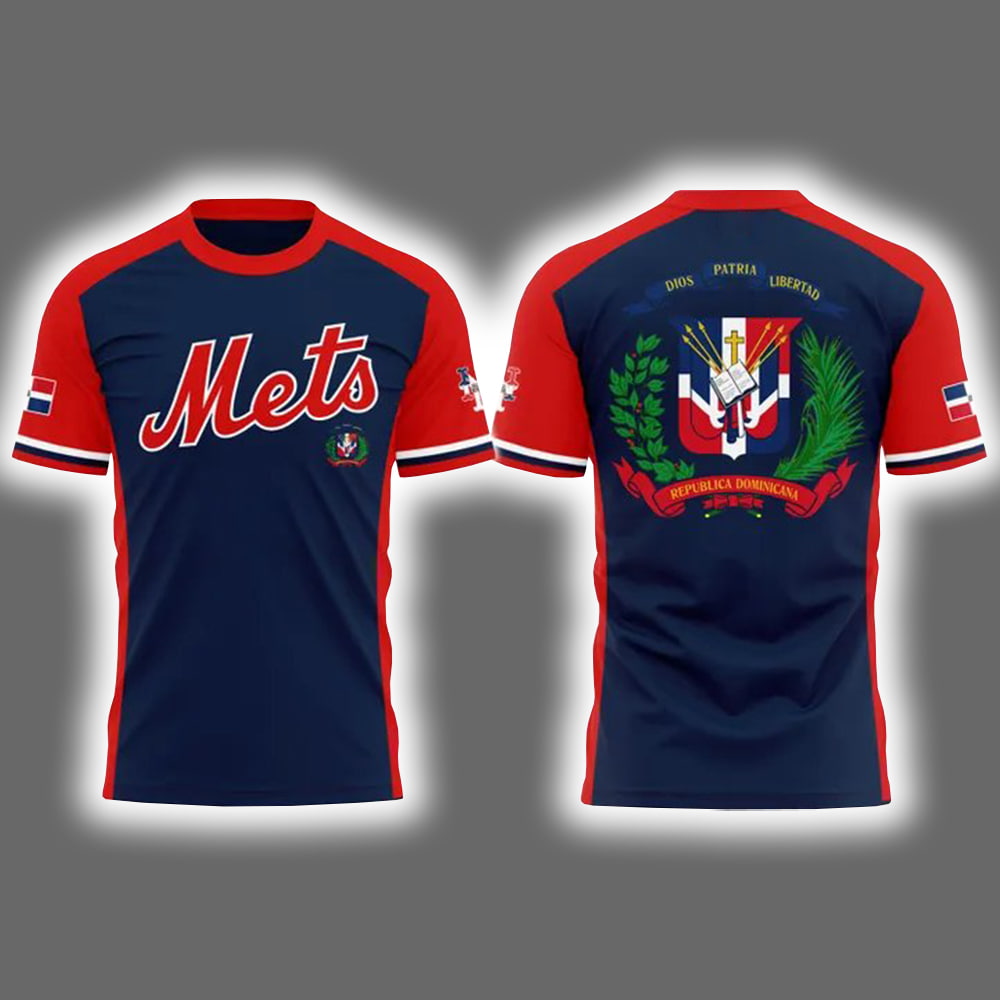 Mets Dominican Republic Theme Shirt 2025 Mets Dominican Republic Theme Shirt 2025