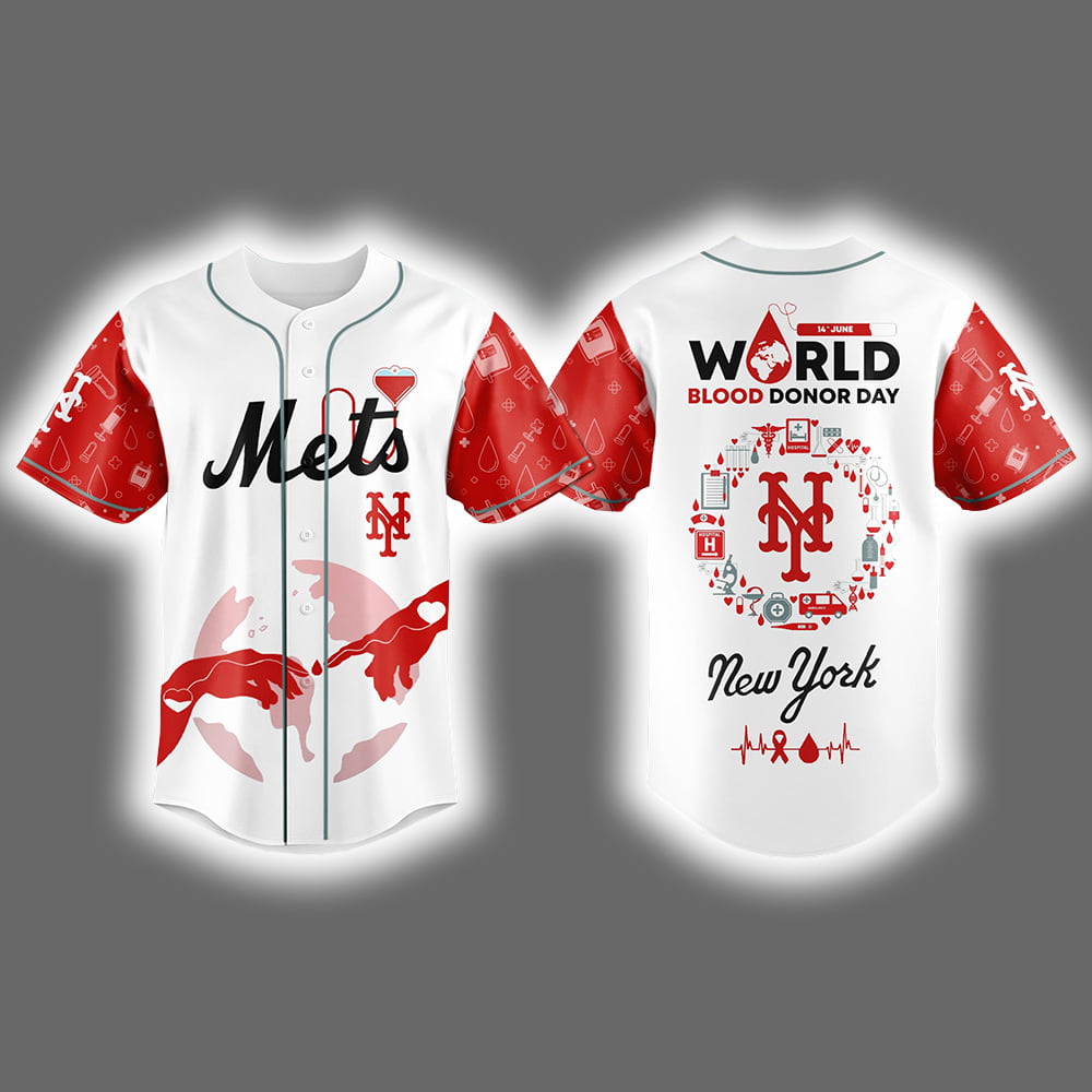 Mets World Blood Donor Day 2025 Jersey Mets World Blood Donor Day 2025 Jersey