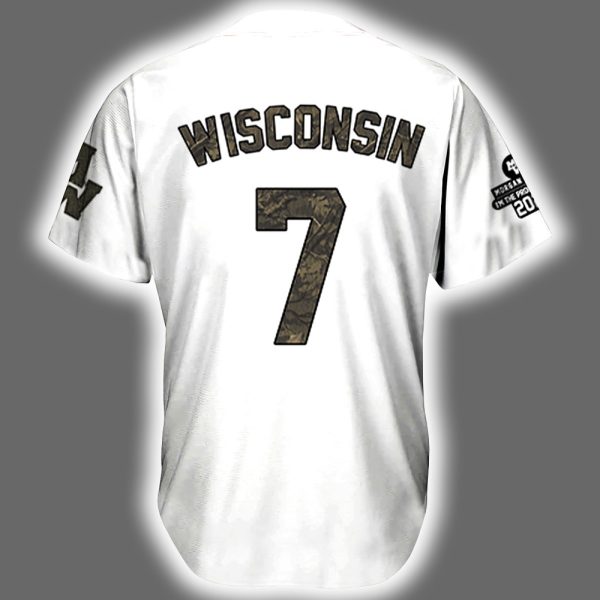 Morgan Wallen Im The Problem Wisconsin Badgers Jersey 3