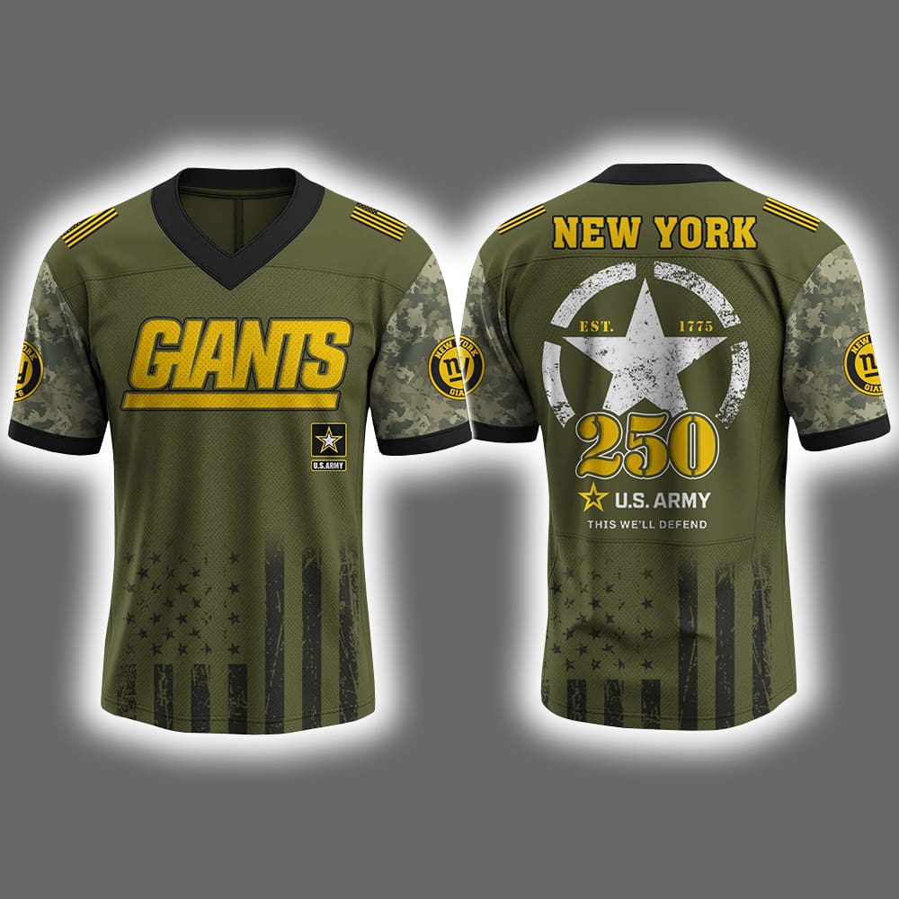 NY Giants US ARMY 250th Birthday Celebration 2025 Jersey NY Giants US ARMY 250th Birthday Celebration 2025 Jersey