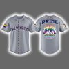 NY Mets Celebration Pride Month 2025 Baseball Jersey